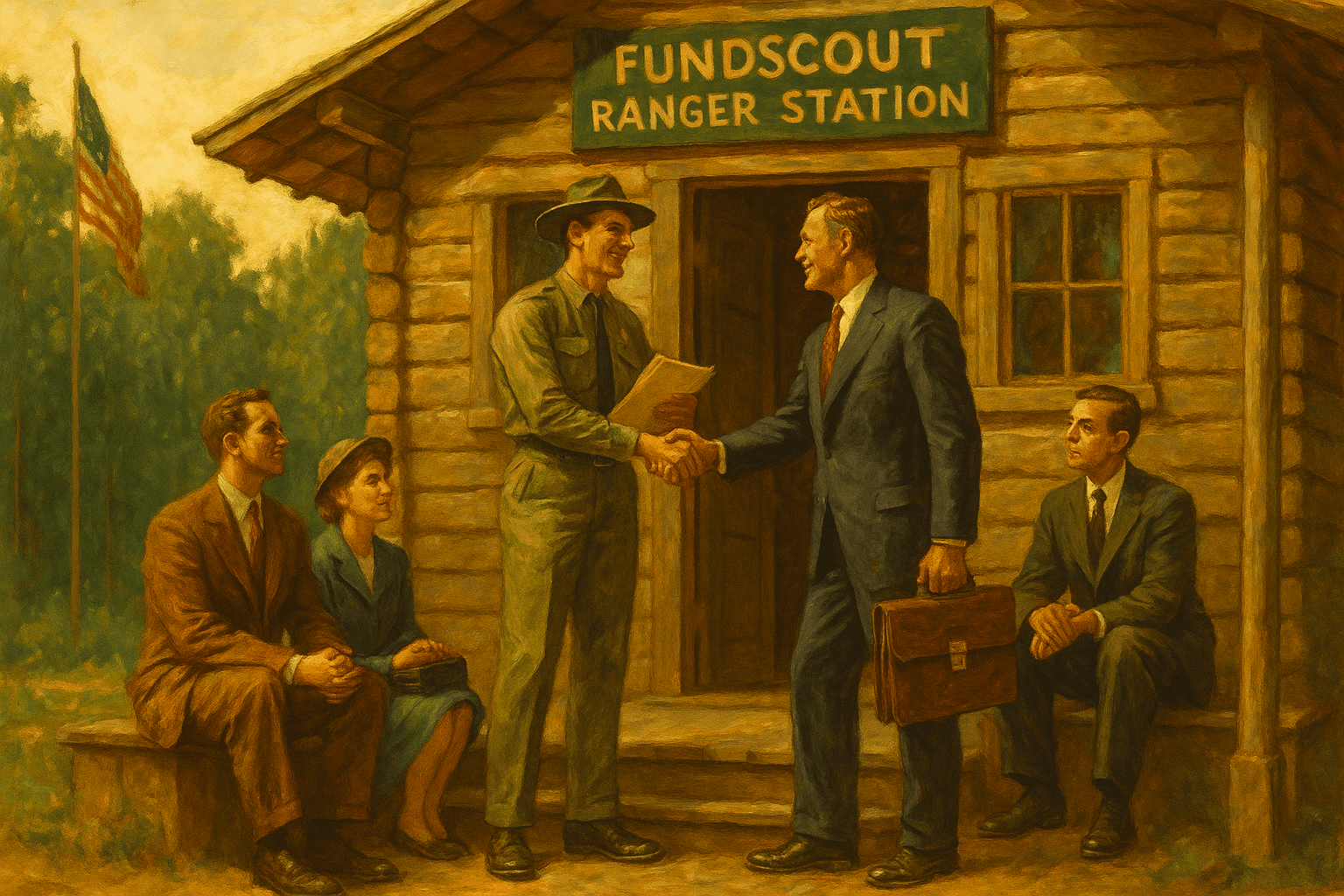 Professional lender being vetted at the FundScout Ranger Station